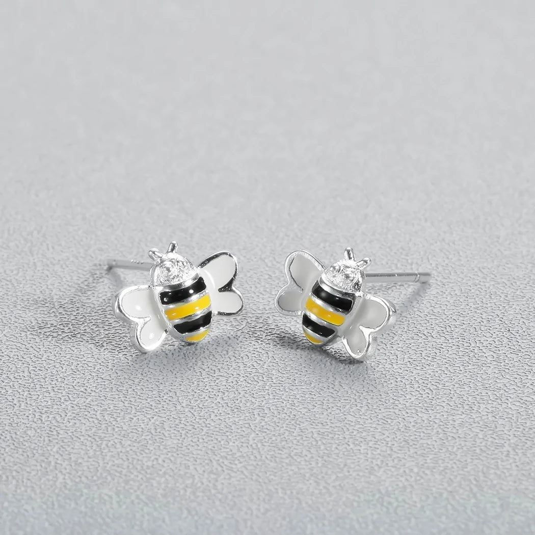 Elegant Art Deco Bee Earrings