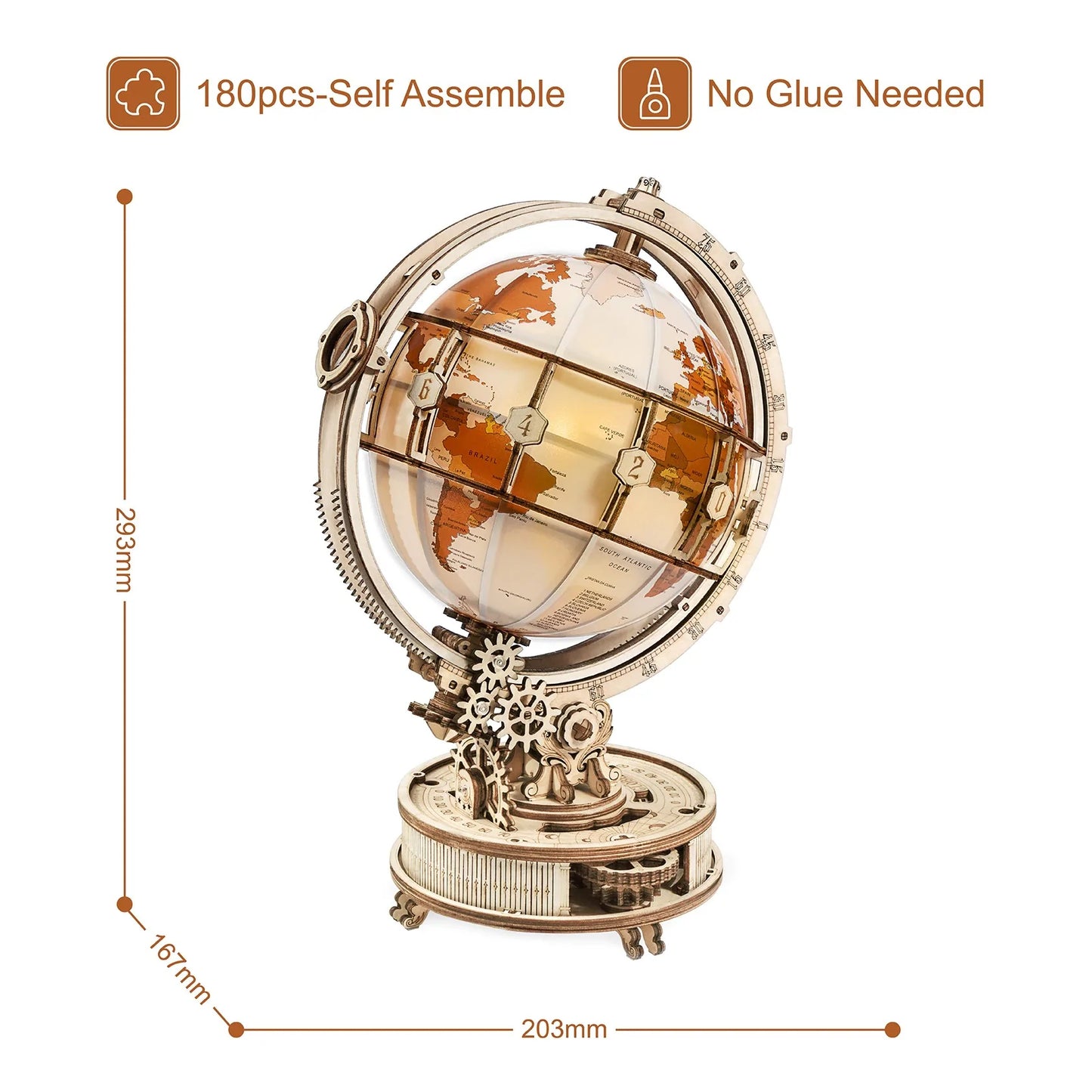 Build-Your-Own Luminous Globe Kit