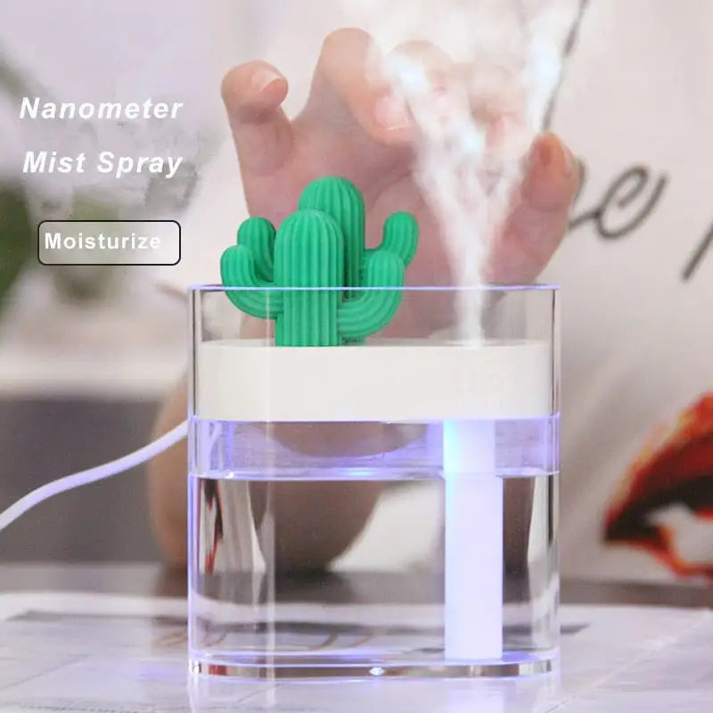 Clear Cactus Ultrasonic Humidifier: Your Oasis of Comfort