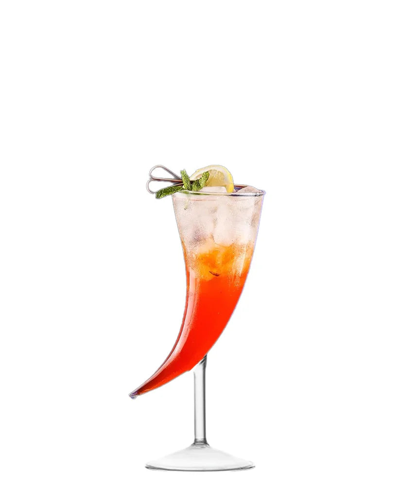 Chili Pepper Cocktail Glass