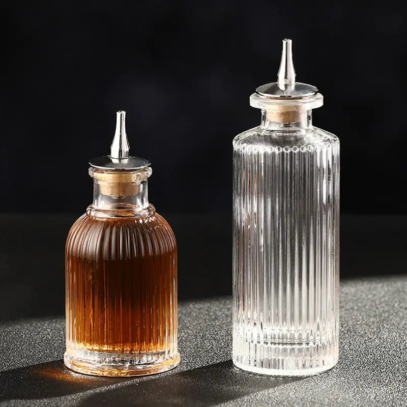 Cocktail Bitters Bottle: Vintage Glass Elegance for the Modern Mixologist