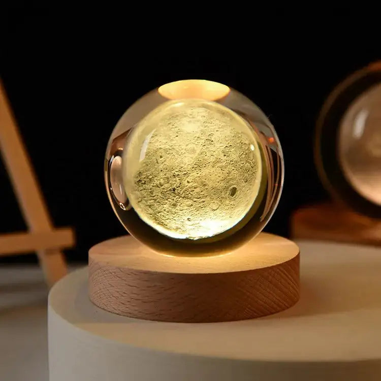 3D Crystal Ball Solar System Globe