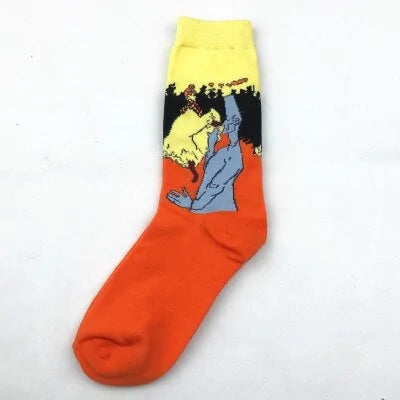 Classic Retro Socks Design