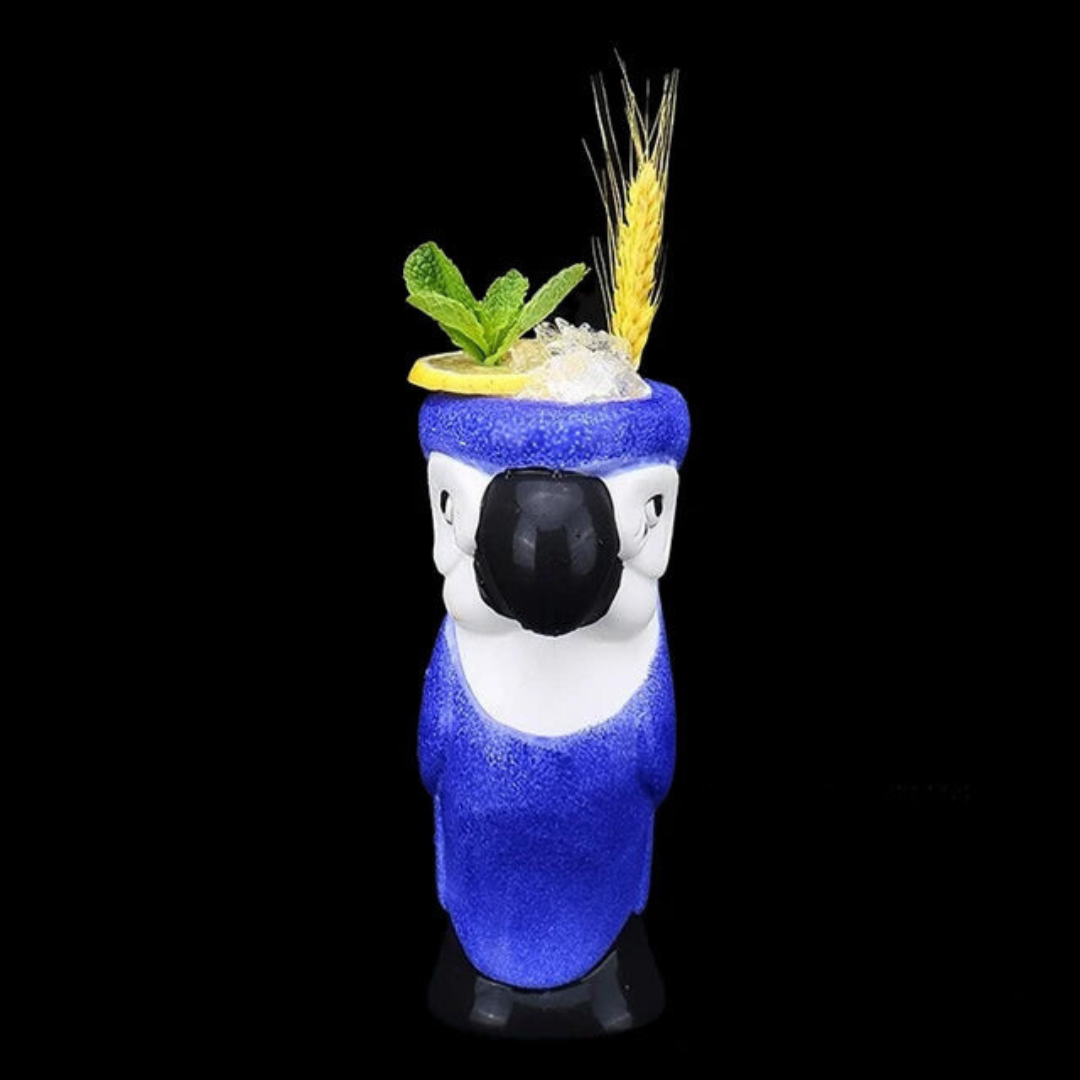 Blue Bird Tiki Mug