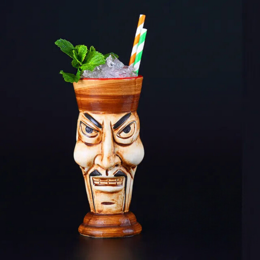 Fierce Warrior Tiki Mug