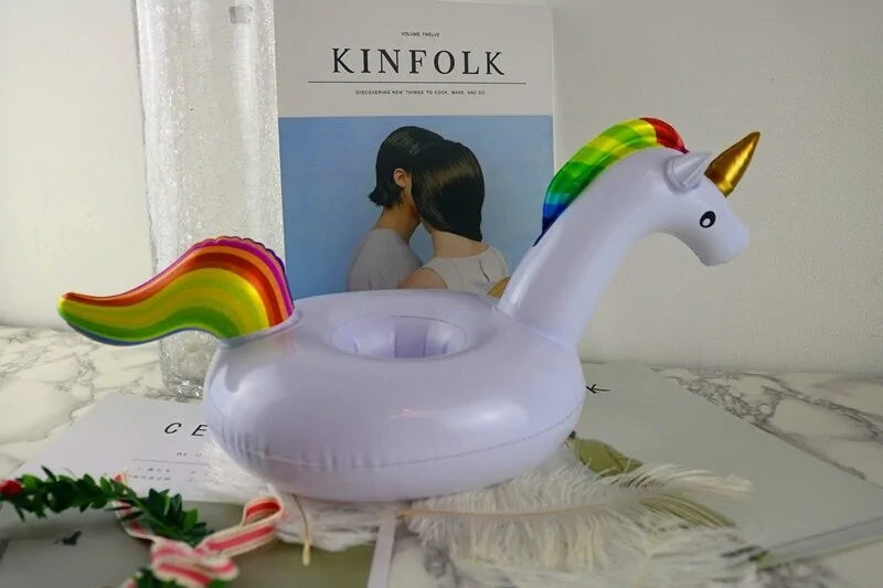 MiniInflatable Cup Holder Unicorn Drink holder