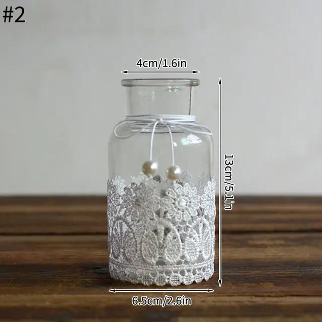 Modern Transparent Cactus Glass Vase