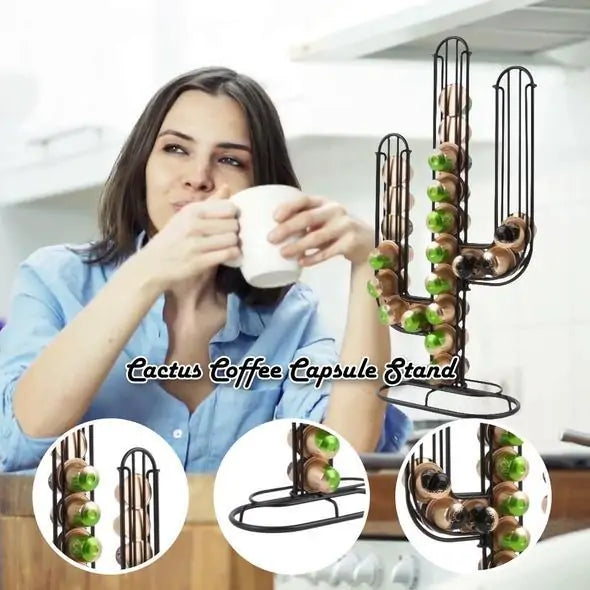 Cactus Coffee Capsule Stand