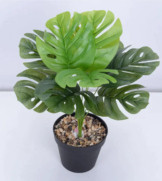 Artificial Flower Green Plant Monstera Plant Flower Indoor