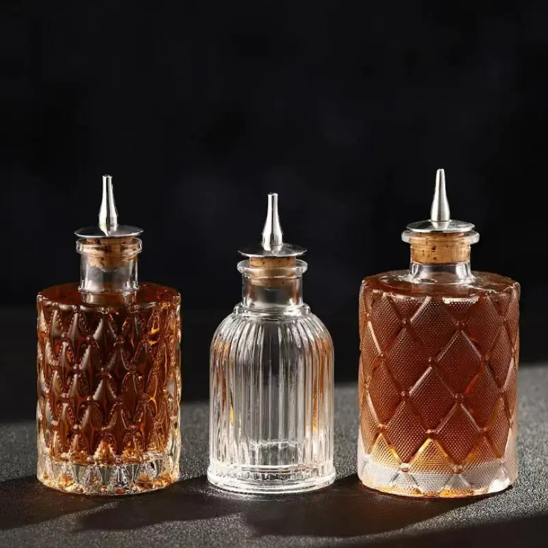 Cocktail Bitters Bottle: Vintage Glass Elegance for the Modern Mixologist